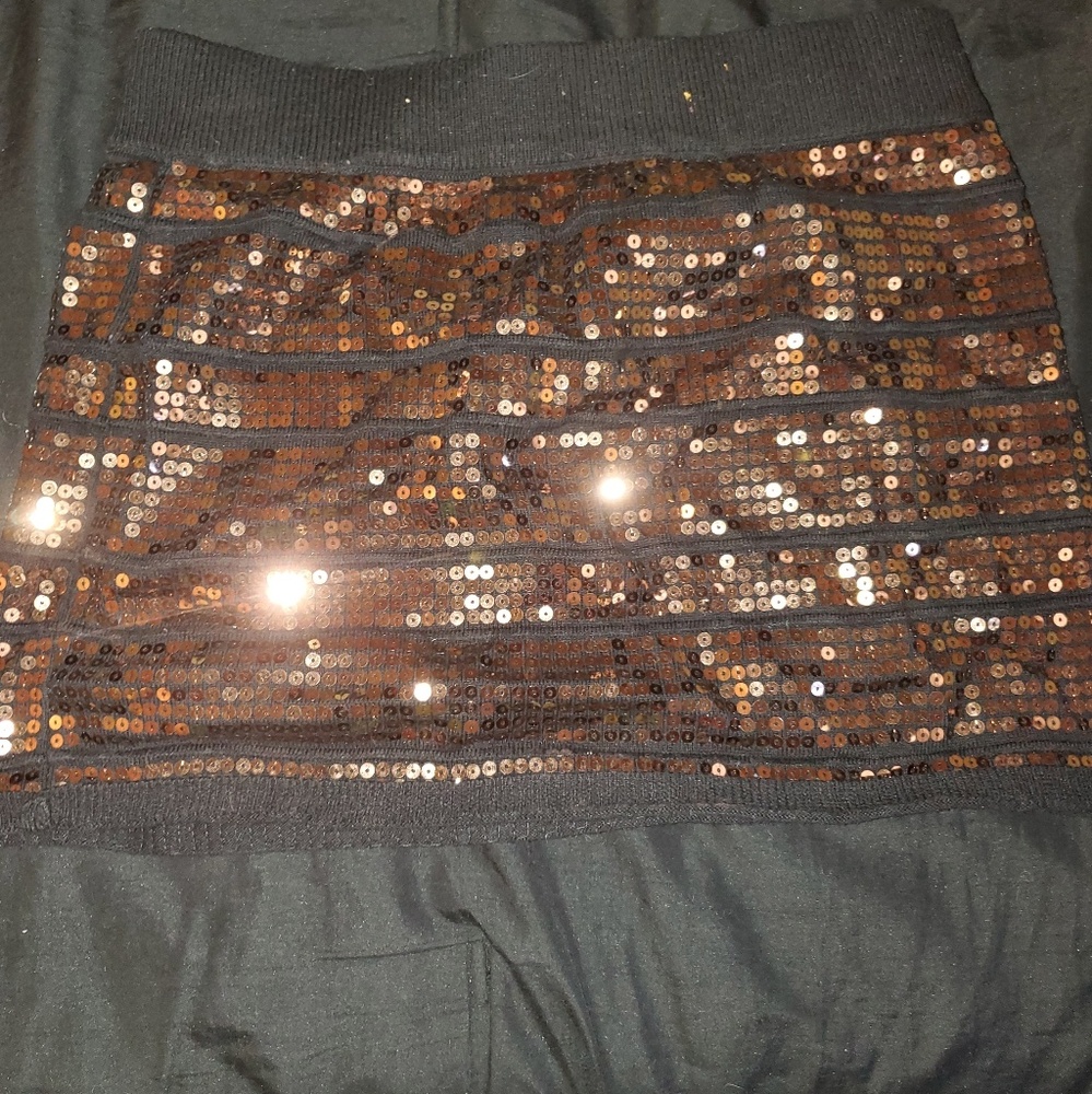 Forever 21 sequin mini skirt